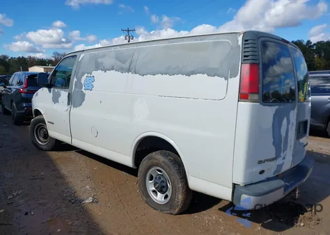 2001 Chevrolet Express from USA, damaged, VIN 1GCGG25R511114374